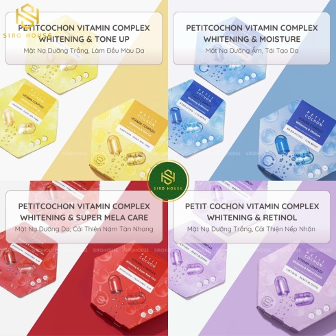Mặt nạ PETIT COCHON Vitamin Complex 