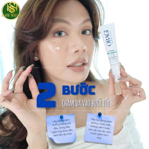 Kem dưỡng chống lão hoá, ngừa mụn OBAGI Retinol 0.5% & 1.0%