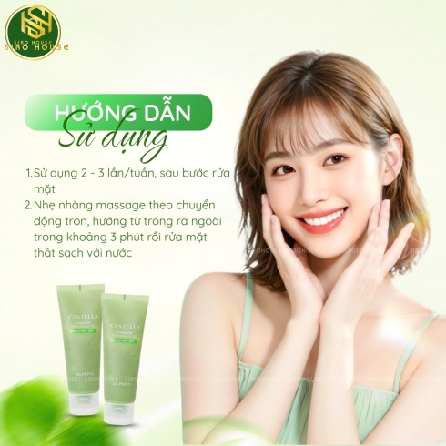 Gel tẩy tế bào chết chiết xuất rau má DR.PEPTI Centella Turnover Soft Peeling Gel 100mL