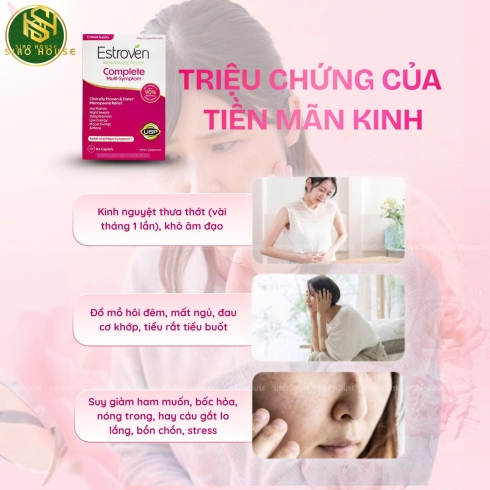 Viên uống hỗ trợ cân bằng nội tiết tố ESTROVEN Menopause Relief 84 viên 
