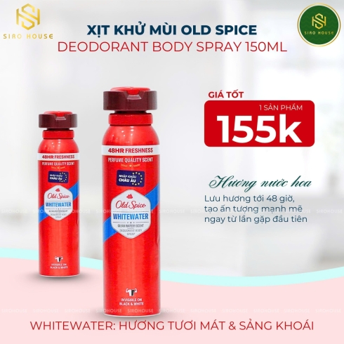 Xịt khử mùi OLD SPICE 150ml