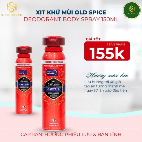Xịt khử mùi OLD SPICE 150ml