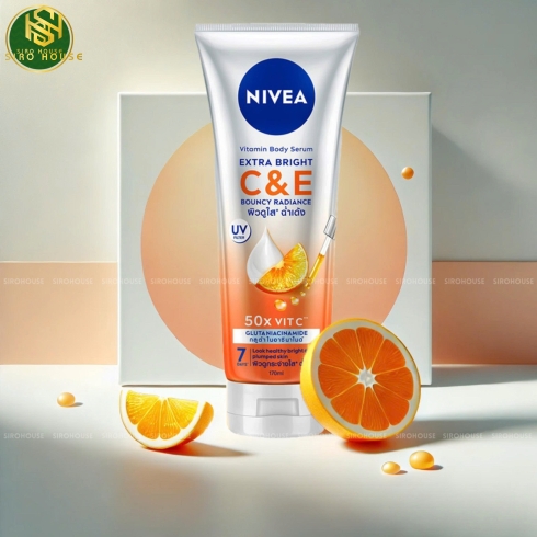  Sữa dưỡng thể sáng da NIVEA Extra Bright C & E 170mL 