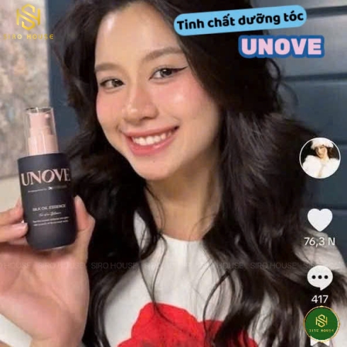Tinh chất dưỡng tóc UNOVE Silk Oil Essence 70mL