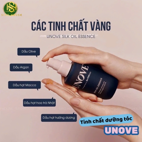 Tinh chất dưỡng tóc UNOVE Silk Oil Essence 70mL