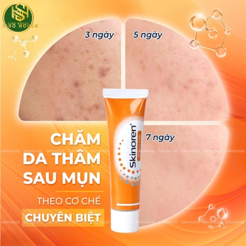 Kem giảm mụn mờ thâm mụn SKINOREN KREM 30g 
