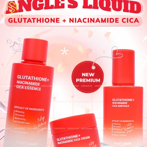 Bộ dưỡng trắng, kiểm soát dầu & thu nhỏ lỗ chân lông ANGEL