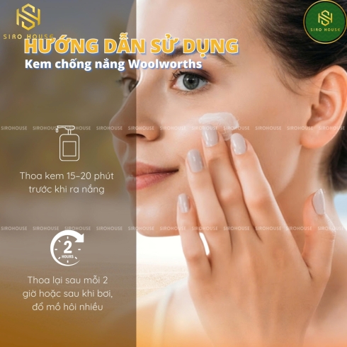 Kem chống nắng WOOLWORTHS Everyday Lotion SPF 50+ Sunscreen 500mL