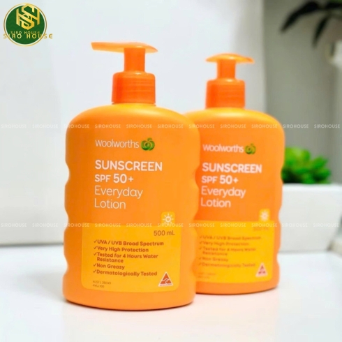 Kem chống nắng WOOLWORTHS Everyday Lotion SPF 50+ Sunscreen 500mL