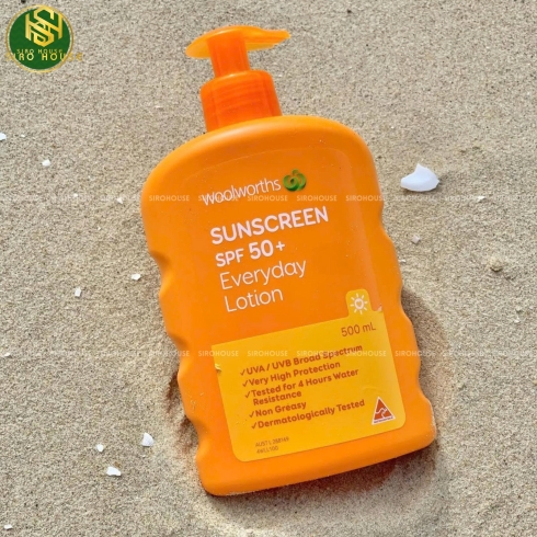 Kem chống nắng WOOLWORTHS Everyday Lotion SPF 50+ Sunscreen 500mL