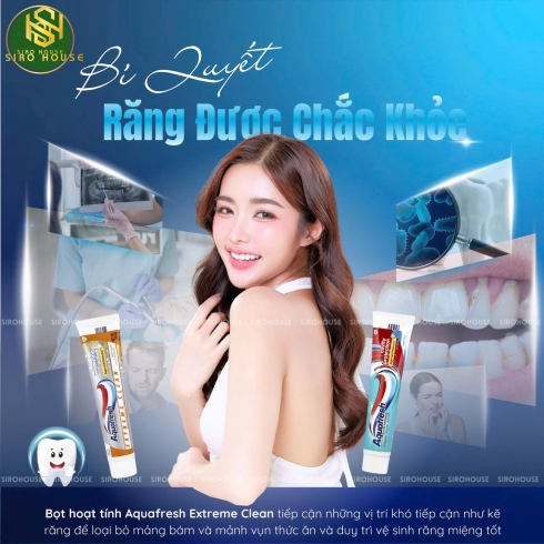 Kem đánh răng AQUAFRESH Whitening Action & Cavity Protection 158.7g