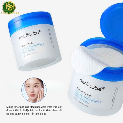 Toner pad MEDICUBE #Zero Pore Pad 70 miếng