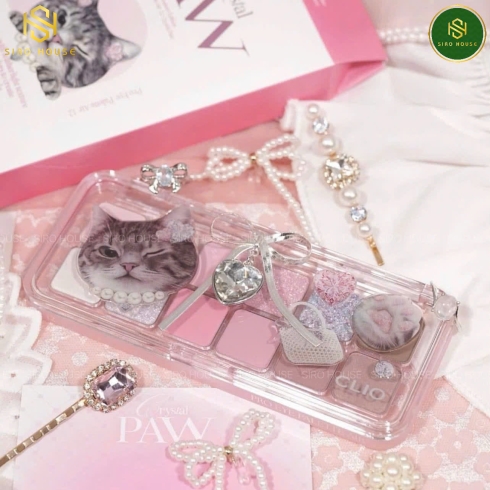 [Luxury Koshort Edition] Phấn mắt 12 ô CLIO Pro Eye Palette Air - Crystal Paw