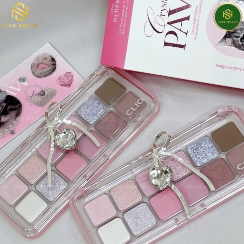 [Luxury Koshort Edition] Phấn mắt 12 ô CLIO Pro Eye Palette Air - Crystal Paw
