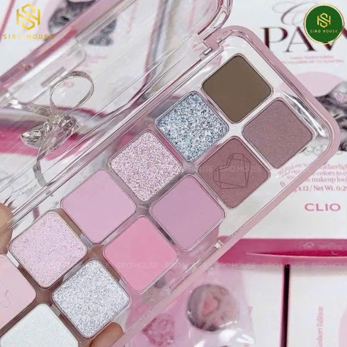 [Luxury Koshort Edition] Phấn mắt 12 ô CLIO Pro Eye Palette Air - Crystal Paw