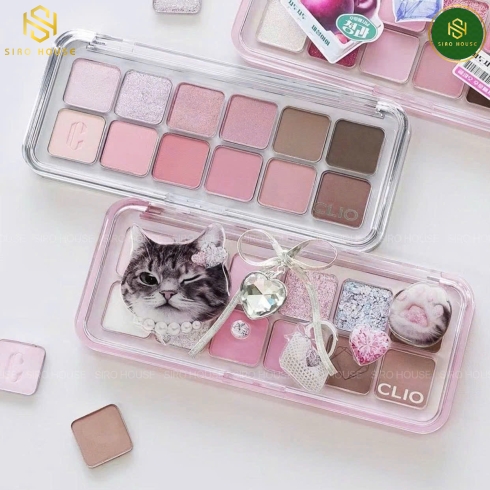 [Luxury Koshort Edition] Phấn mắt 12 ô CLIO Pro Eye Palette Air - Crystal Paw