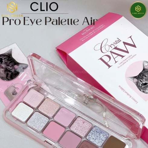 [Luxury Koshort Edition] Phấn mắt 12 ô CLIO Pro Eye Palette Air - Crystal Paw