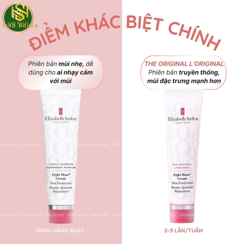 Son dưỡng môi, Kem dưỡng đa năng ELIZABETH ARDEN Eight Hour Cream 50mL - Lightly Scented & The Original L