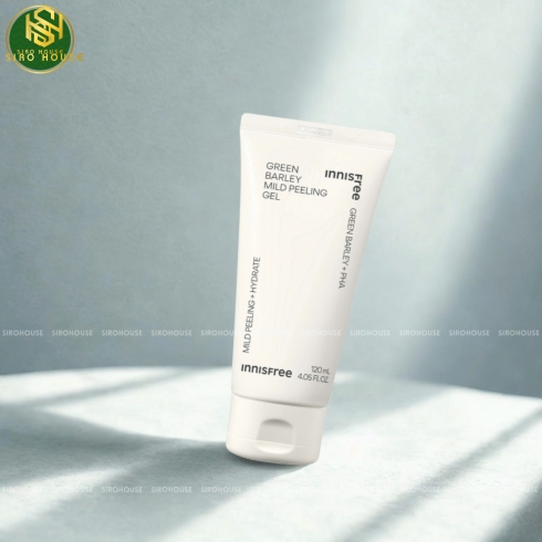 Tẩy da chết sạch da, dưỡng ẩm INNISFREE Green Barley Mild Peeling Gel 120mL