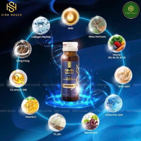 Collagen nước NMN Hinode Collagen 10 chai x 50mL