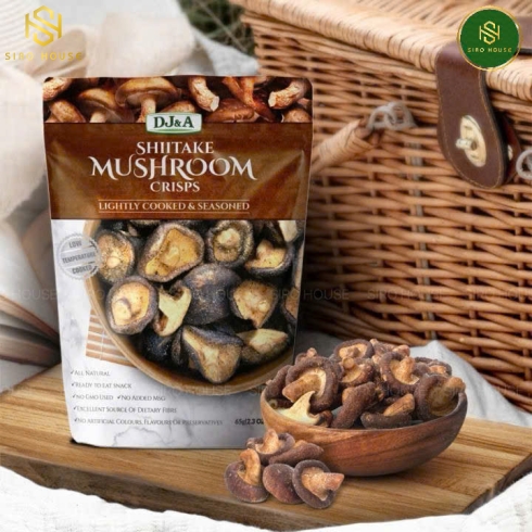 Nấm Sấy DJ&A Shiitake Mushroom Crisps 300g & 65g