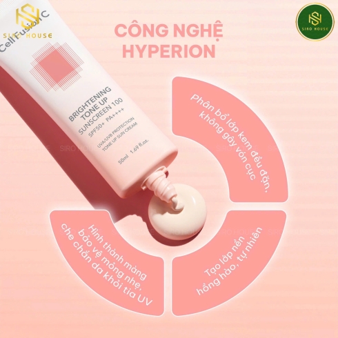Kem chống nắng CELL FUSION C #Brightening Tone Up SPF50+ PA++++ 50mL