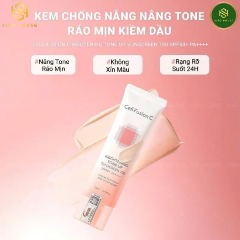 Kem chống nắng CELL FUSION C #Brightening Tone Up SPF50+ PA++++ 50mL