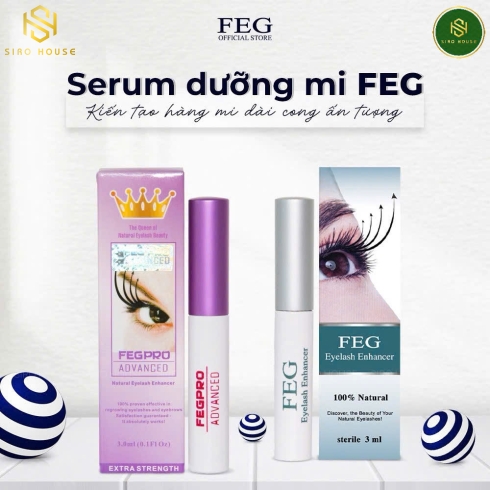 Dưỡng Mi FEG Eyebrow Enhancer 3mL & FEG Pro Advanced 3mL