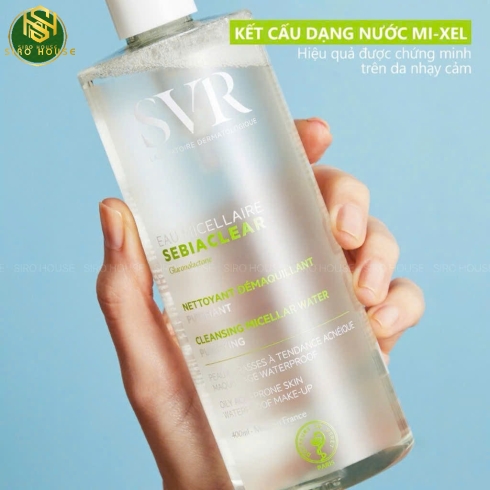 Nước tẩy trang SVR Sebiaclear Eau Micellaire 400mL