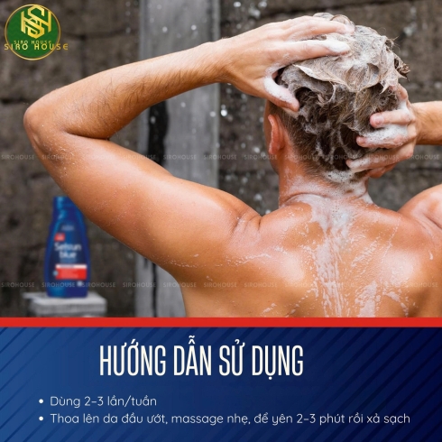 Dầu Gội Trị Gàu SELSUN BLUE 325mL (Cleanse & Conditions 2-in-1, Medicated, Itchy Dry Scalp, Moisturizing with Aloe, Naturals Itchy Dry Scalp)