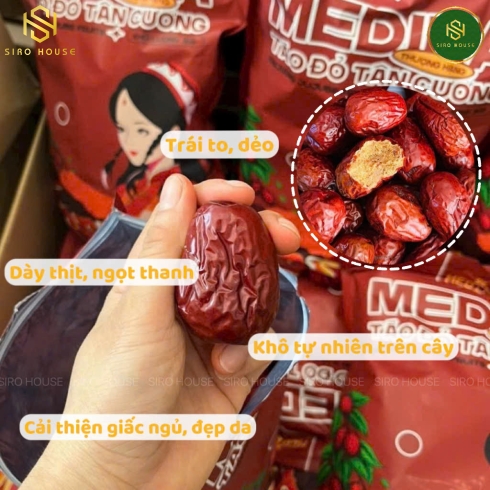 Táo đỏ Tân Cương thượng hạng MEDINA 1kg size 60-70 trái 