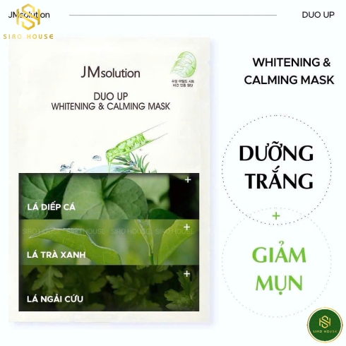 Mặt Nạ Dưỡng Da JMSOLUTION Duo Up 30mL (B5 Whitening & Barrier, H9 Whitening & Moisturizing, Tea Tree Whitening & Calming)