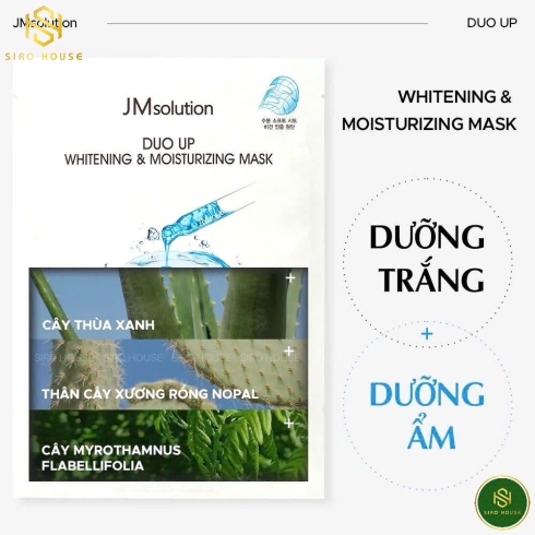 Mặt Nạ Dưỡng Da JMSOLUTION Duo Up 30mL (B5 Whitening & Barrier, H9 Whitening & Moisturizing, Tea Tree Whitening & Calming)