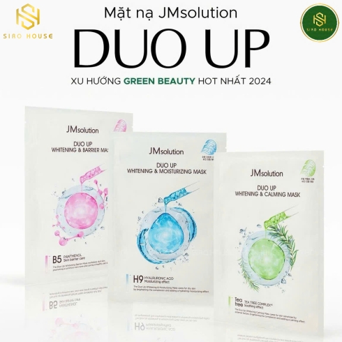 Mặt Nạ Dưỡng Da JMSOLUTION Duo Up 30mL (B5 Whitening & Barrier, H9 Whitening & Moisturizing, Tea Tree Whitening & Calming)