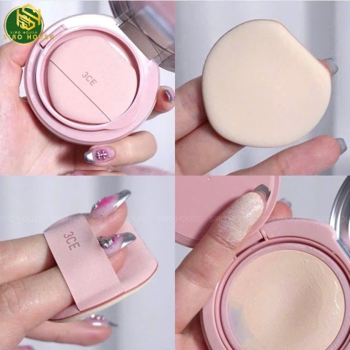 Phấn Nước 3CE Fitting Mesh Cover Cushion SPF40 PA++++ P01 11g x 2 (Bản gốc + Refill)