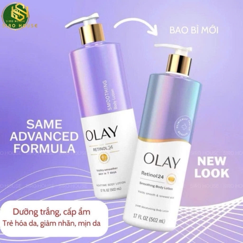  Dưỡng thể ngừa lão hoá OLAY #Retinol & Vitamin B3+ Lotion 502mL