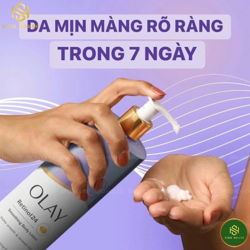  Dưỡng thể ngừa lão hoá OLAY #Retinol & Vitamin B3+ Lotion 502mL