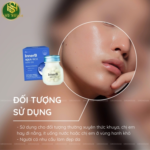 Viên uống cấp nước INNERB Aqua Rich 56 viên