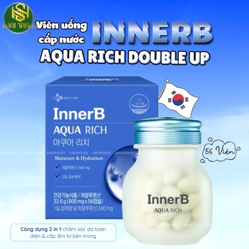 Viên uống cấp nước INNERB Aqua Rich 56 viên