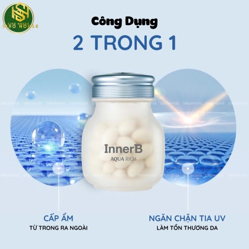 Viên uống cấp nước INNERB Aqua Rich 56 viên