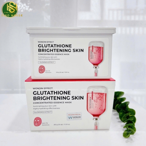  Mặt nạ dạng rút WONJIN Glutathione Brightening Skin 30 miếng