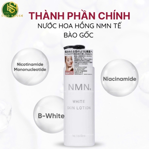 Nước cân bằng NMN White Skin Lotion 500mL