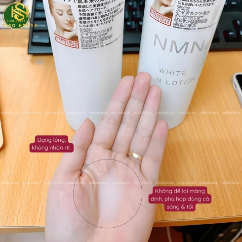 Nước cân bằng NMN White Skin Lotion 500mL